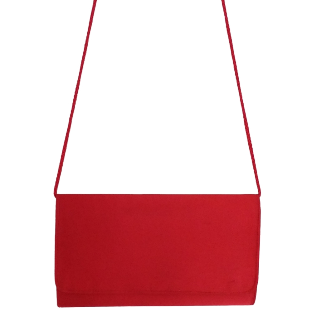 Hasting & Smith Red Satin Evening Bag
